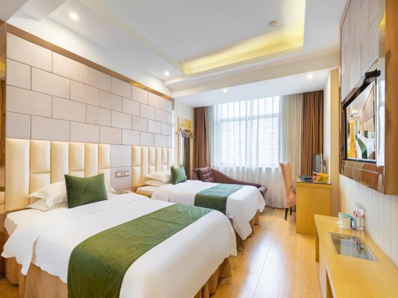 Greentree Inn Zhejiang Jinhua Yiwu International Trade City Changchun Street Shell Hotel Kültér fotó