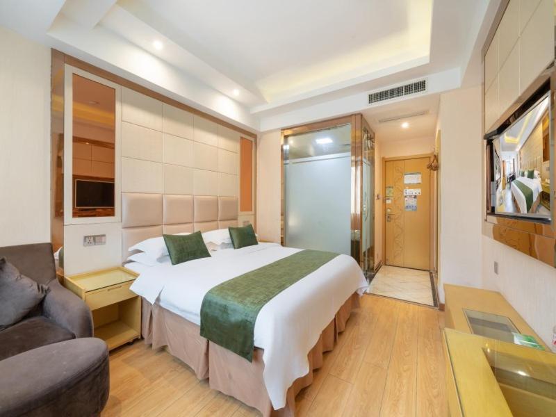 Greentree Inn Zhejiang Jinhua Yiwu International Trade City Changchun Street Shell Hotel Kültér fotó