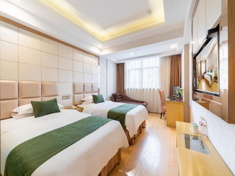 Greentree Inn Zhejiang Jinhua Yiwu International Trade City Changchun Street Shell Hotel Kültér fotó