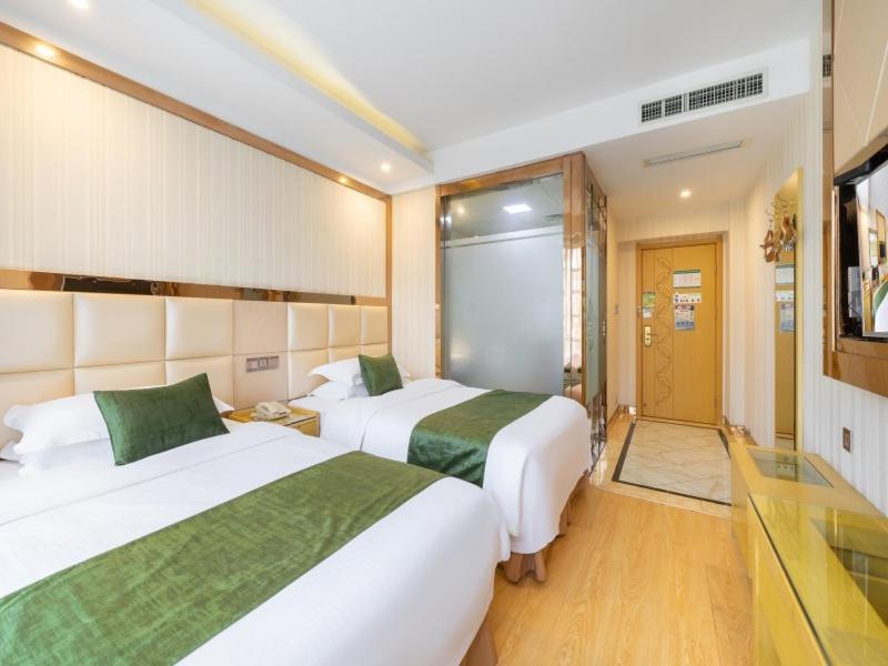 Greentree Inn Zhejiang Jinhua Yiwu International Trade City Changchun Street Shell Hotel Kültér fotó